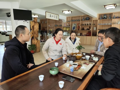 三明市城镇集体工业联合社卢燕琴主任一行考察调研将乐窑产业